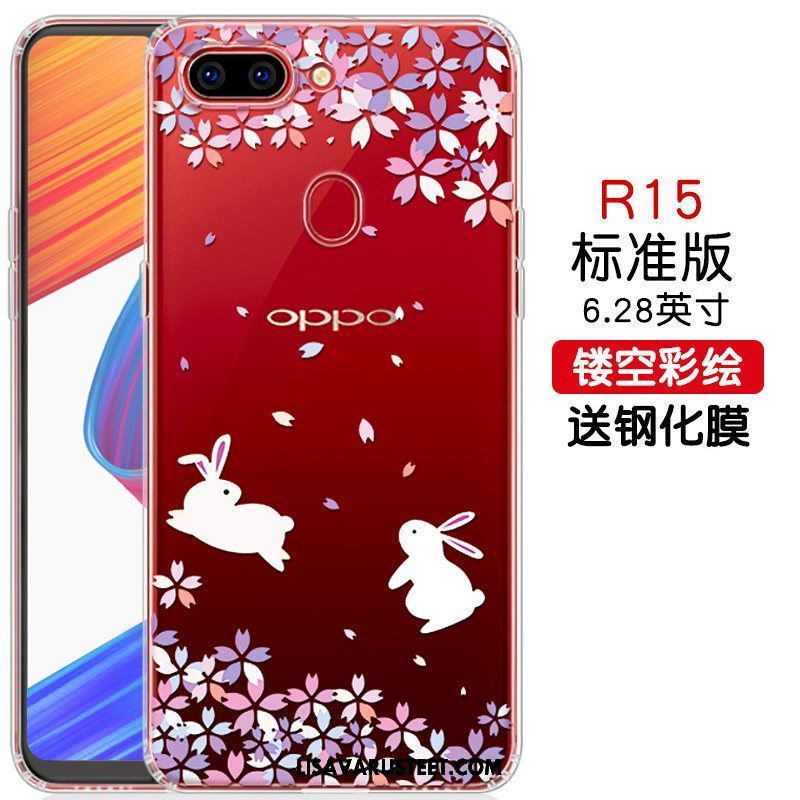 Oppo R15 Kuoret Pesty Suede All Inclusive Kuori Pehmeä Neste Kotelo Netistä