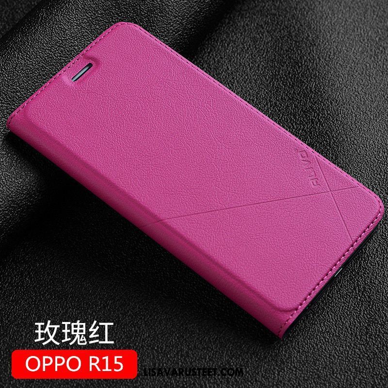 Oppo R15 Kuoret Puhelimen Uusi Simpukka Trendi Musta Kuori Myynti