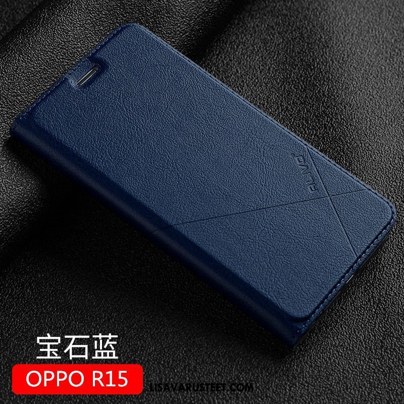 Oppo R15 Kuoret Puhelimen Uusi Simpukka Trendi Musta Kuori Myynti