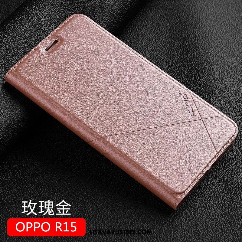 Oppo R15 Kuoret Puhelimen Uusi Simpukka Trendi Musta Kuori Myynti