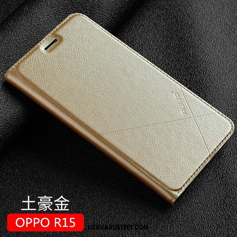 Oppo R15 Kuoret Puhelimen Uusi Simpukka Trendi Musta Kuori Myynti