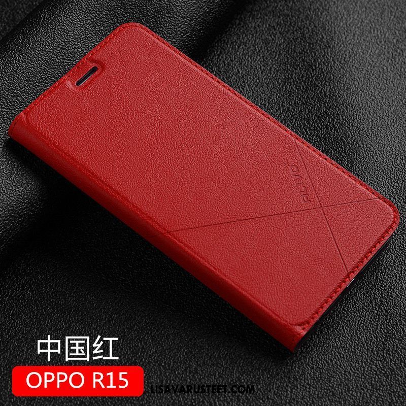 Oppo R15 Kuoret Puhelimen Uusi Simpukka Trendi Musta Kuori Myynti