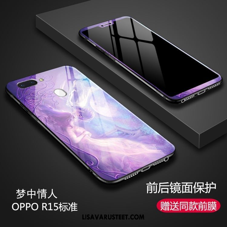 Oppo R15 Kuoret Puhelimen Violetti Kotelo Kuori Lasi Osta