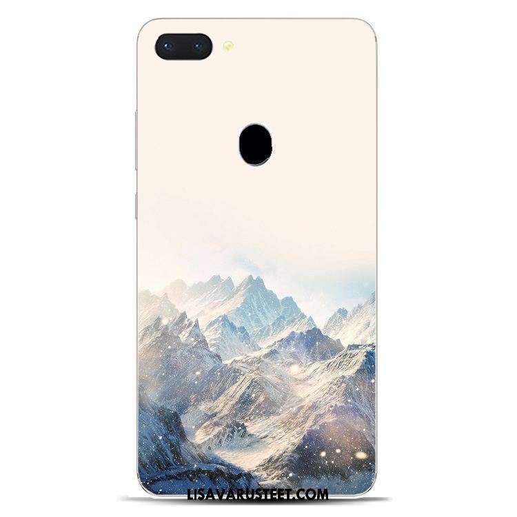 Oppo R15 Kuoret Rakastunut Sininen Pehmeä Neste Suojaus Silikoni Verkossa