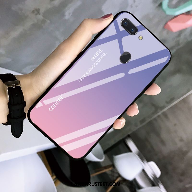 Oppo R15 Pro Kuoret Net Red Punainen Murtumaton Kuori All Inclusive Netistä