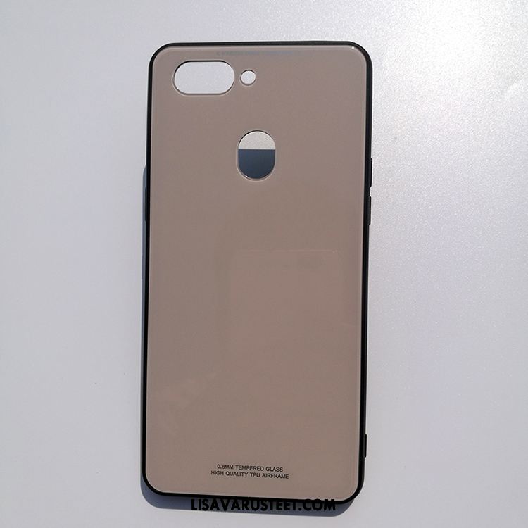 Oppo R15 Pro Kuoret Valkoinen Puhelimen Murtumaton Lasi Yksinkertainen Tarjous