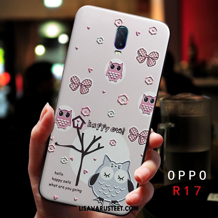 Oppo R17 Kuoret Silikoni Kuori Ihana Kustannukset Pesty Suede Myynti