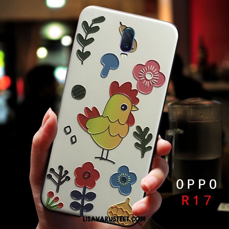 Oppo R17 Kuoret Silikoni Kuori Ihana Kustannukset Pesty Suede Myynti