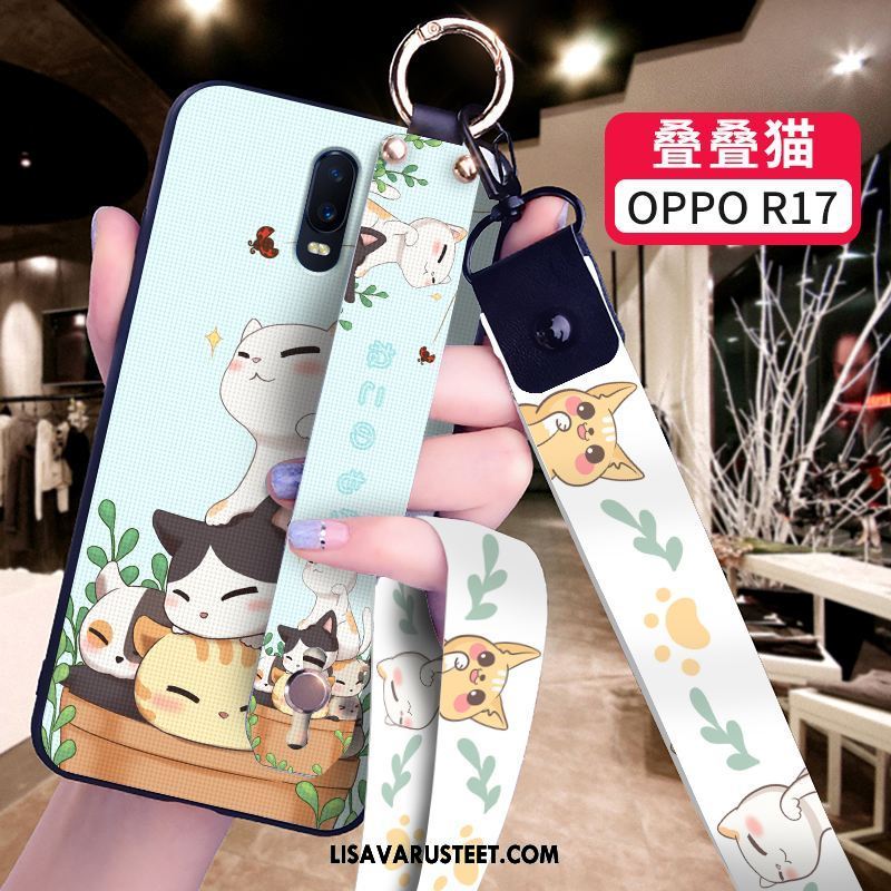 Oppo R17 Kuoret Valkoinen Ohut Ultra Silikoni Luova Kuori Halvat