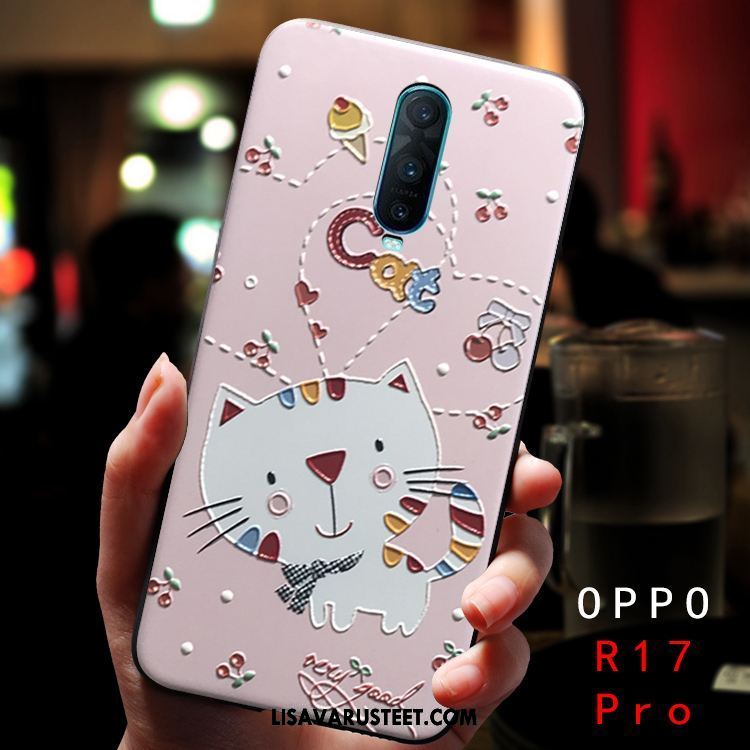 Oppo R17 Pro Kuoret Kotelo Kova Ihana Kohokuviointi Tide-brändi Halpa