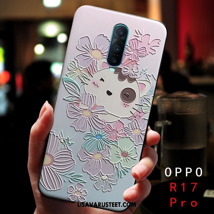 Oppo R17 Pro Kuoret Kotelo Kova Ihana Kohokuviointi Tide-brändi Halpa