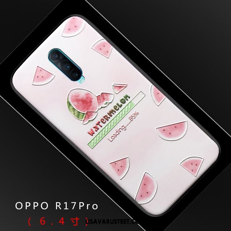 Oppo R17 Pro Kuoret Kuori Ihana Kova Silikoni Pesty Suede Verkossa