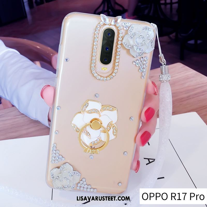 Oppo R17 Pro Kuoret Läpinäkyvä Ripustettavat Koristeet Kuori Silikoni Uusi Halvat