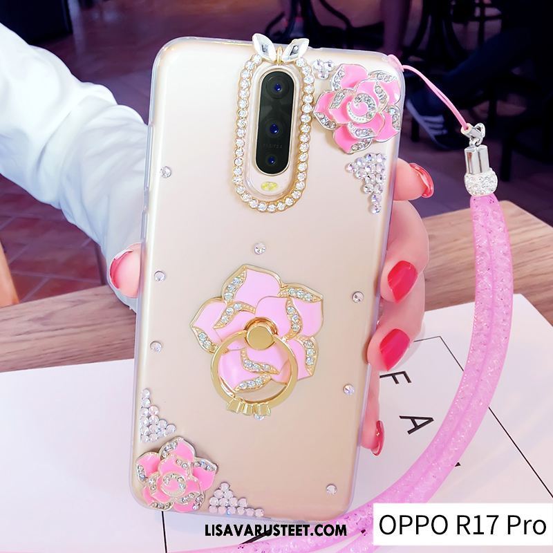 Oppo R17 Pro Kuoret Läpinäkyvä Ripustettavat Koristeet Kuori Silikoni Uusi Halvat