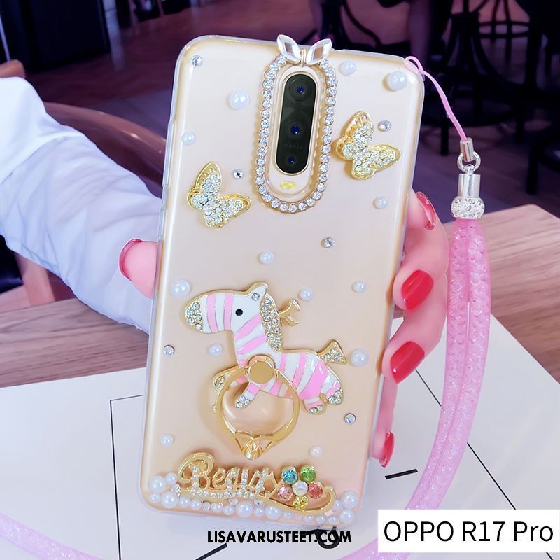 Oppo R17 Pro Kuoret Läpinäkyvä Ripustettavat Koristeet Kuori Silikoni Uusi Halvat