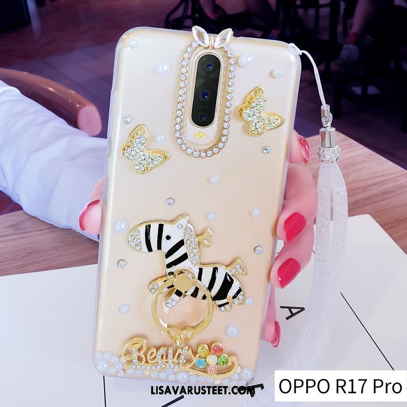 Oppo R17 Pro Kuoret Läpinäkyvä Ripustettavat Koristeet Kuori Silikoni Uusi Halvat