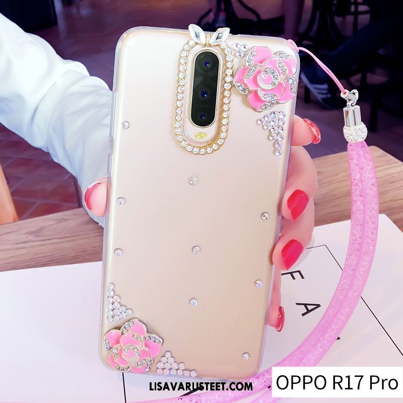 Oppo R17 Pro Kuoret Läpinäkyvä Ripustettavat Koristeet Kuori Silikoni Uusi Halvat