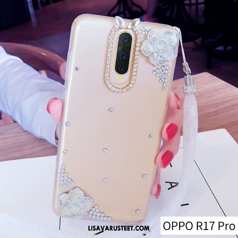 Oppo R17 Pro Kuoret Läpinäkyvä Ripustettavat Koristeet Kuori Silikoni Uusi Halvat