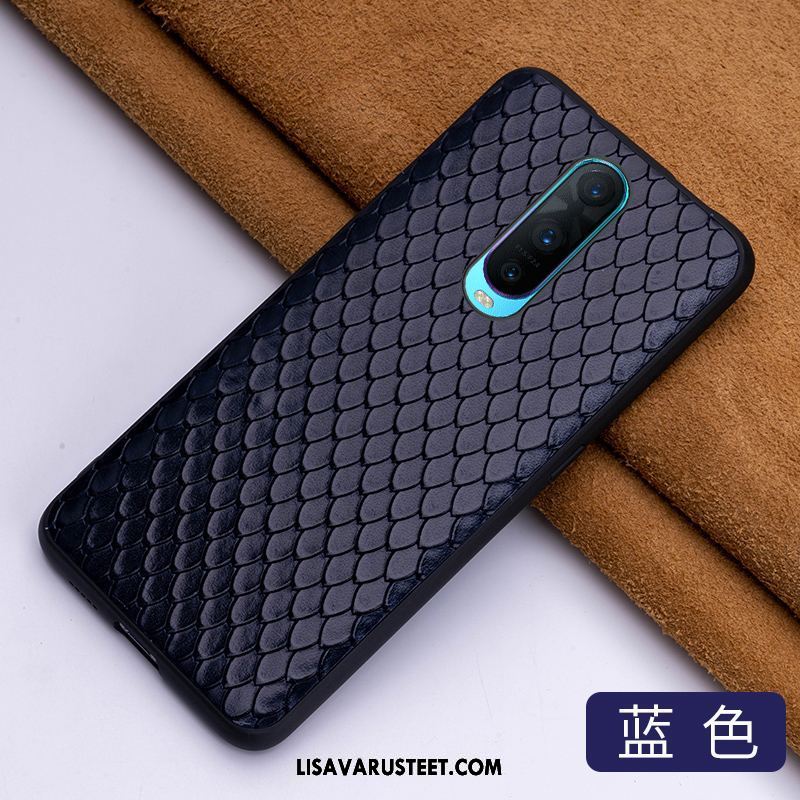 Oppo R17 Pro Kuoret Murtumaton Ylellisyys Puhelimen Aito Nahka Tila Verkossa