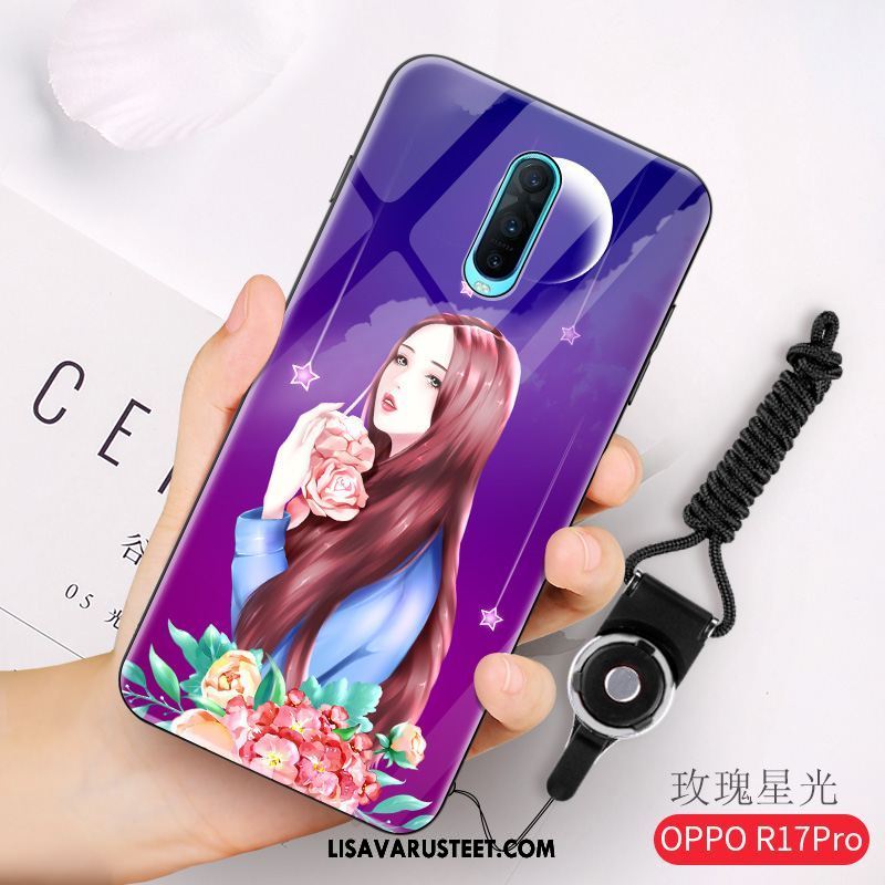 Oppo R17 Pro Kuoret Ohut Lasi Violetti Persoonallisuus Tide-brändi Myynti