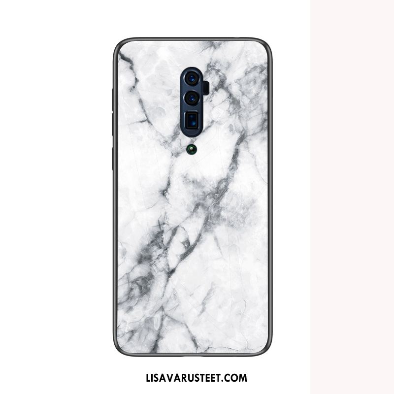 Oppo Reno 10x Zoom Kuoret Karkaisu Kuori Pehmeä Neste Kotelo Sininen Verkossa