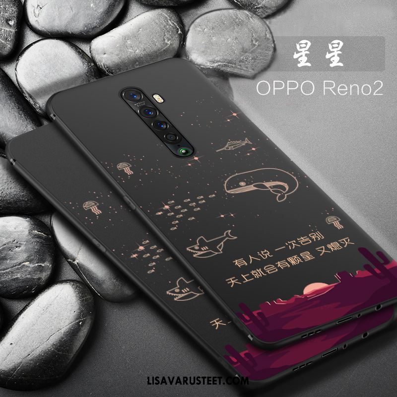 Oppo Reno 2 Kuoret All Inclusive Suojaus Pehmeä Neste Pesty Suede Murtumaton Myynti