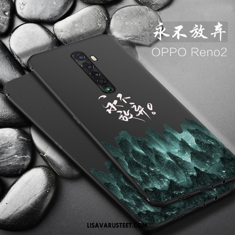 Oppo Reno 2 Kuoret All Inclusive Suojaus Pehmeä Neste Pesty Suede Murtumaton Myynti