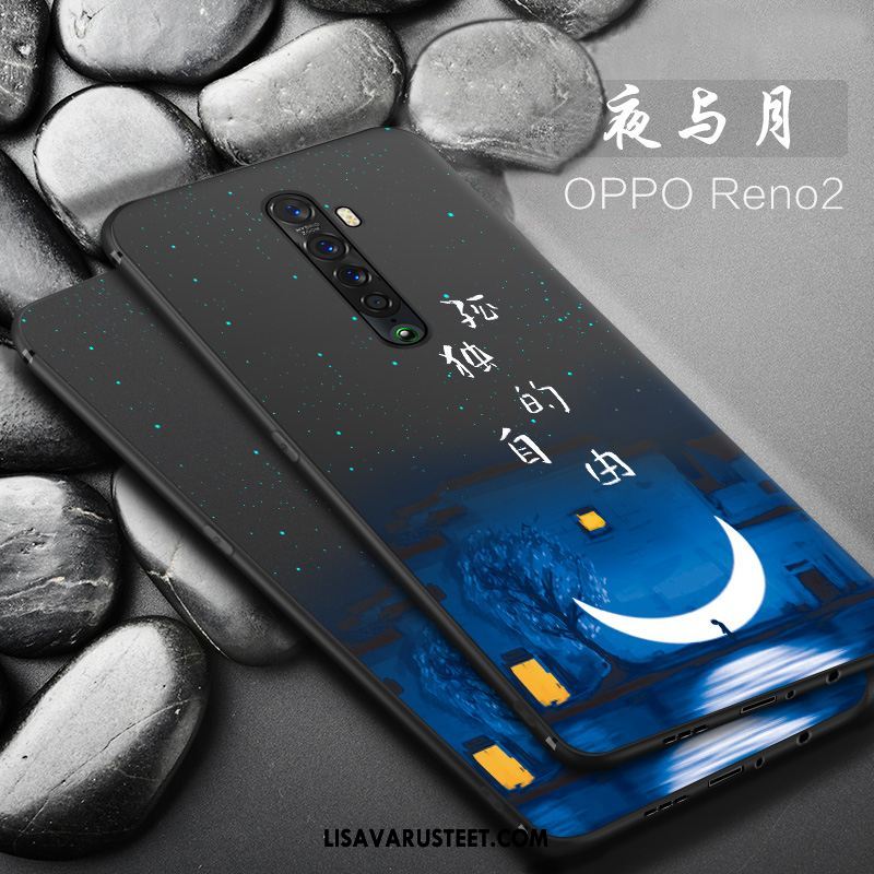 Oppo Reno 2 Kuoret All Inclusive Suojaus Pehmeä Neste Pesty Suede Murtumaton Myynti