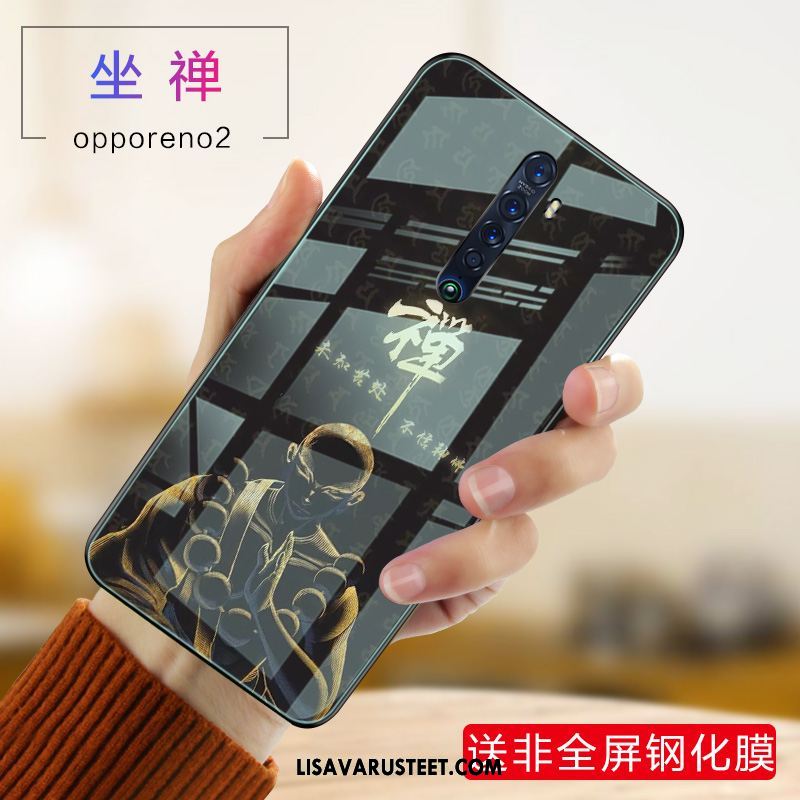 Oppo Reno 2 Kuoret Net Red Suojaus Karkaisu Silikoni Trendi Alennus