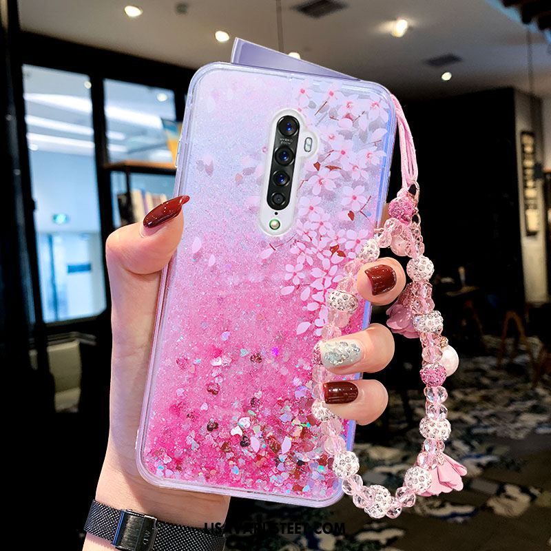 Oppo Reno 2 Kuoret Pehmeä Neste Perhonen Violetti Kukka Kuori Halvat