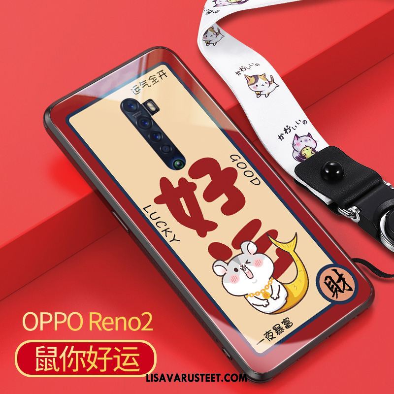 Oppo Reno 2 Kuoret Suojaus Sarjakuva Ripustettavat Koristeet All Inclusive Rotta Kuori Myynti