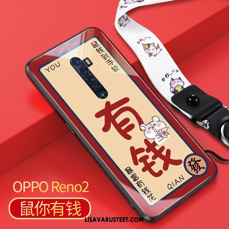 Oppo Reno 2 Kuoret Suojaus Sarjakuva Ripustettavat Koristeet All Inclusive Rotta Kuori Myynti