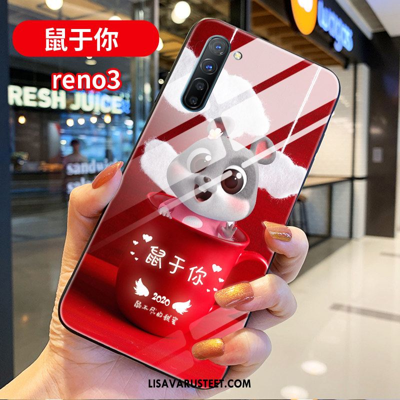 Oppo Reno 3 Kuoret Ihana All Inclusive Tide-brändi Uusi Lasi Halvat