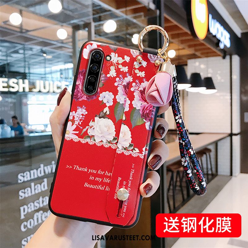 Oppo Reno 3 Kuoret Silikoni Kotelo Kukka Pesty Suede All Inclusive Halvat