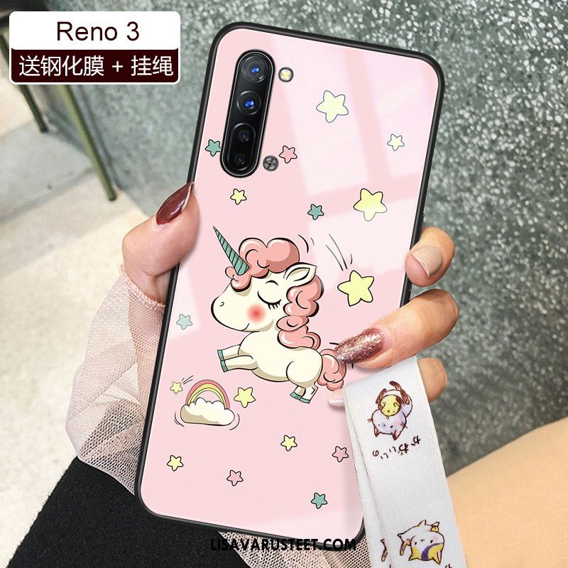 Oppo Reno 3 Kuoret Silikoni Puhelimen Ohut Net Red Jauhe Osta