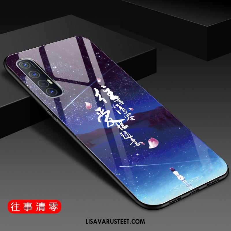 Oppo Reno 3 Pro Kuoret Puhelimen Tide-brändi Silikoni Persoonallisuus Sininen Kuori Halpa