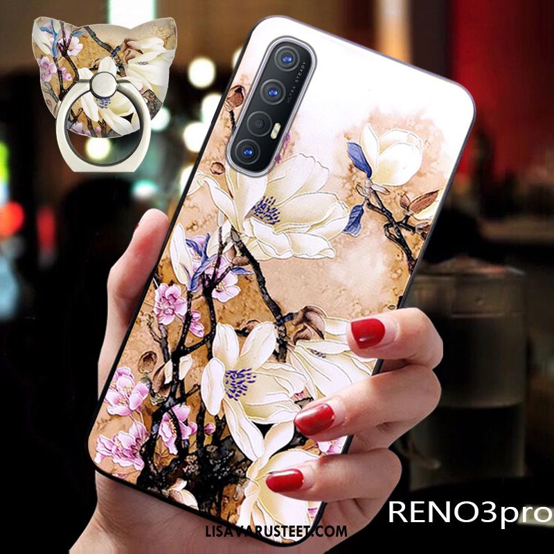 Oppo Reno 3 Pro Kuoret Tide-brändi Luova Pesty Suede Pehmeä Neste Tuuli Verkossa