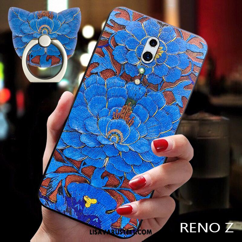 Oppo Reno Z Kuoret Luova Ultra Net Red Ohut Silikoni Tarjous