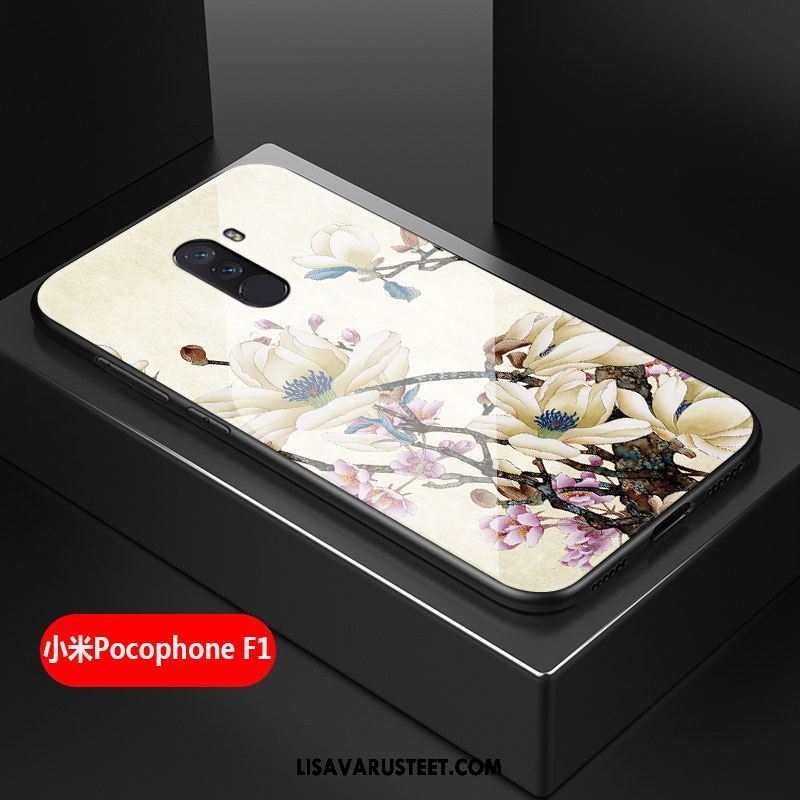 Pocophone F1 Kuoret Kukka All Inclusive Kotelo Taide Suojaus Tarjous