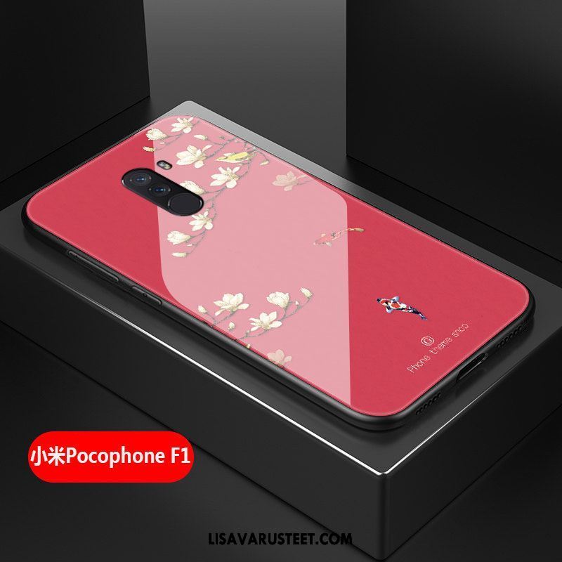 Pocophone F1 Kuoret Kukka All Inclusive Kotelo Taide Suojaus Tarjous