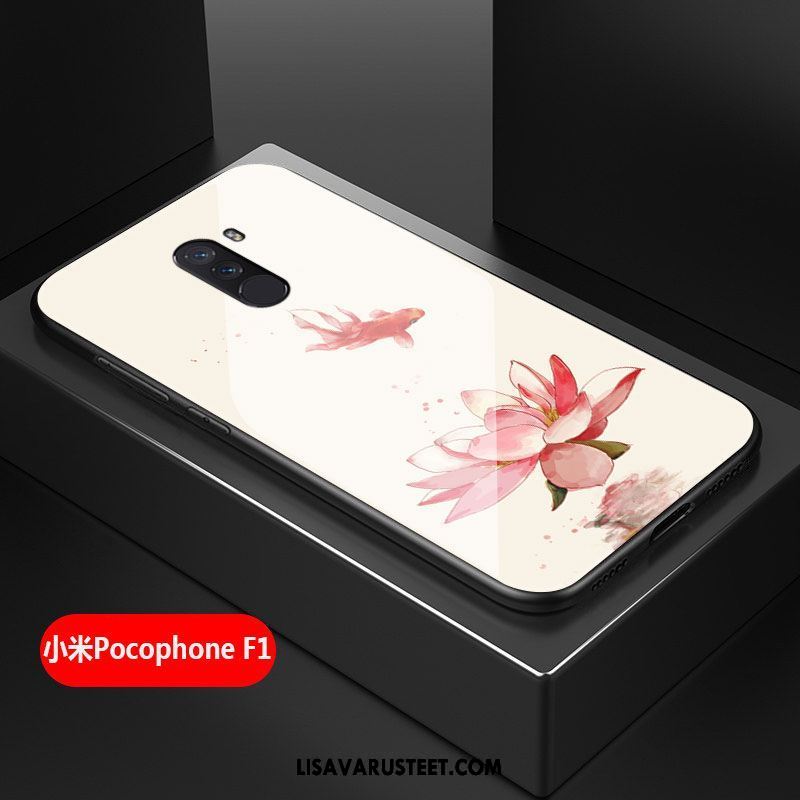 Pocophone F1 Kuoret Kukka All Inclusive Kotelo Taide Suojaus Tarjous