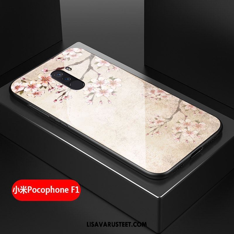 Pocophone F1 Kuoret Kukka All Inclusive Kotelo Taide Suojaus Tarjous