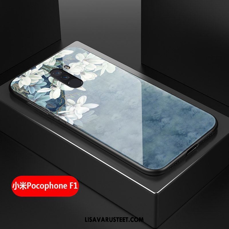 Pocophone F1 Kuoret Kukka All Inclusive Kotelo Taide Suojaus Tarjous