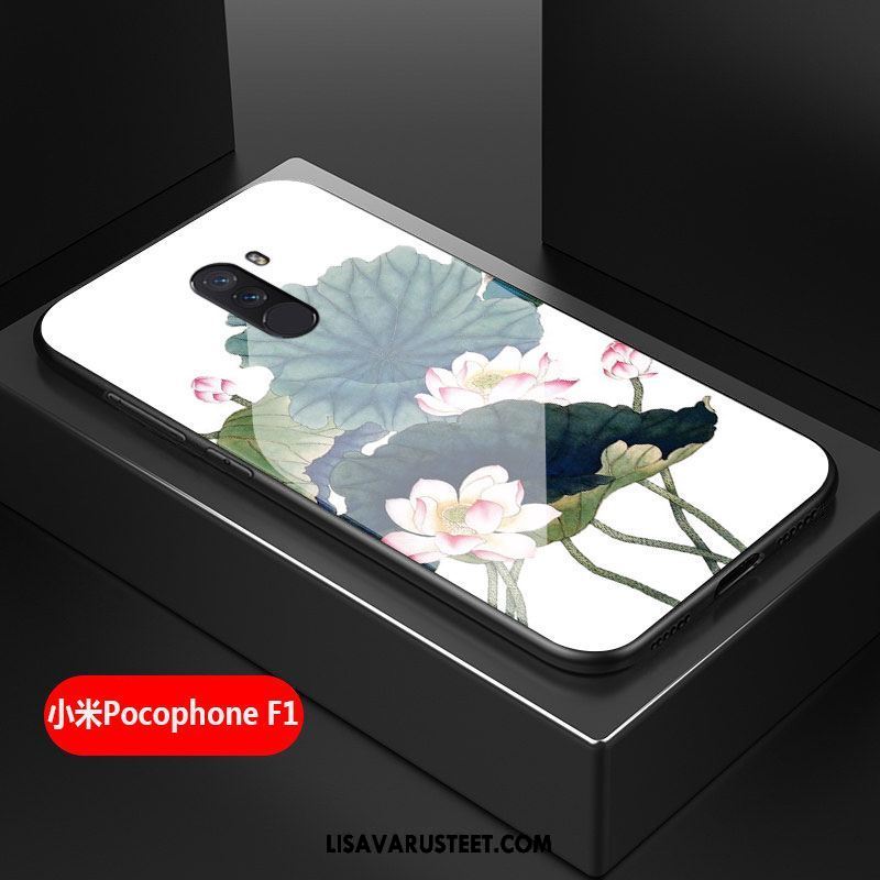 Pocophone F1 Kuoret Kukka All Inclusive Kotelo Taide Suojaus Tarjous