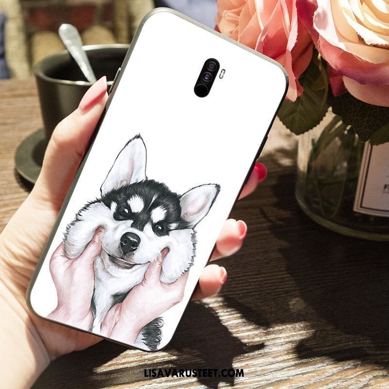 Pocophone F1 Kuoret Pesty Suede All Inclusive Puhelimen Murtumaton Keltainen Halvat