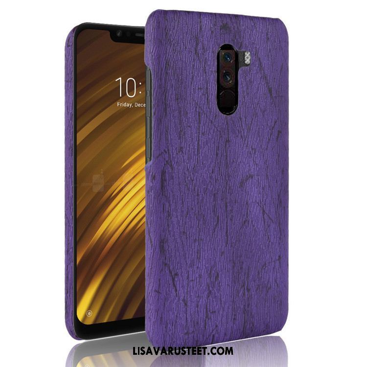 Pocophone F1 Kuoret Violetti Puhelimen Takakansi Kova Pieni Osta