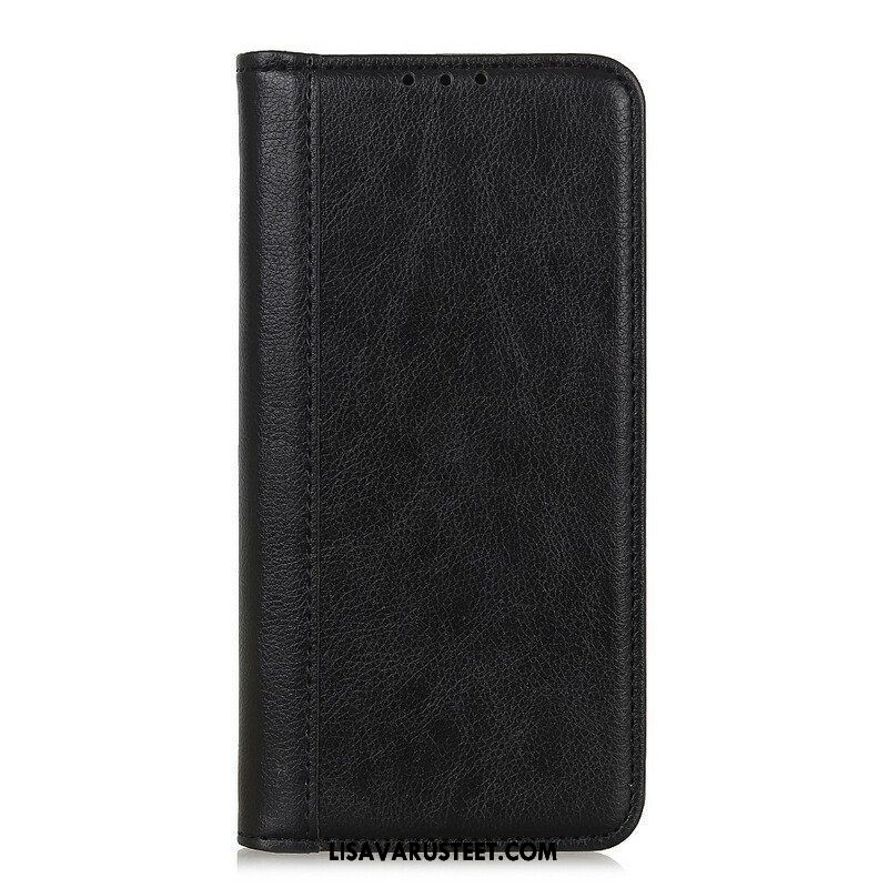 Puhelinkuoret OnePlus Nord 2 5G Kotelot Flip Litchi Split Leather -versio