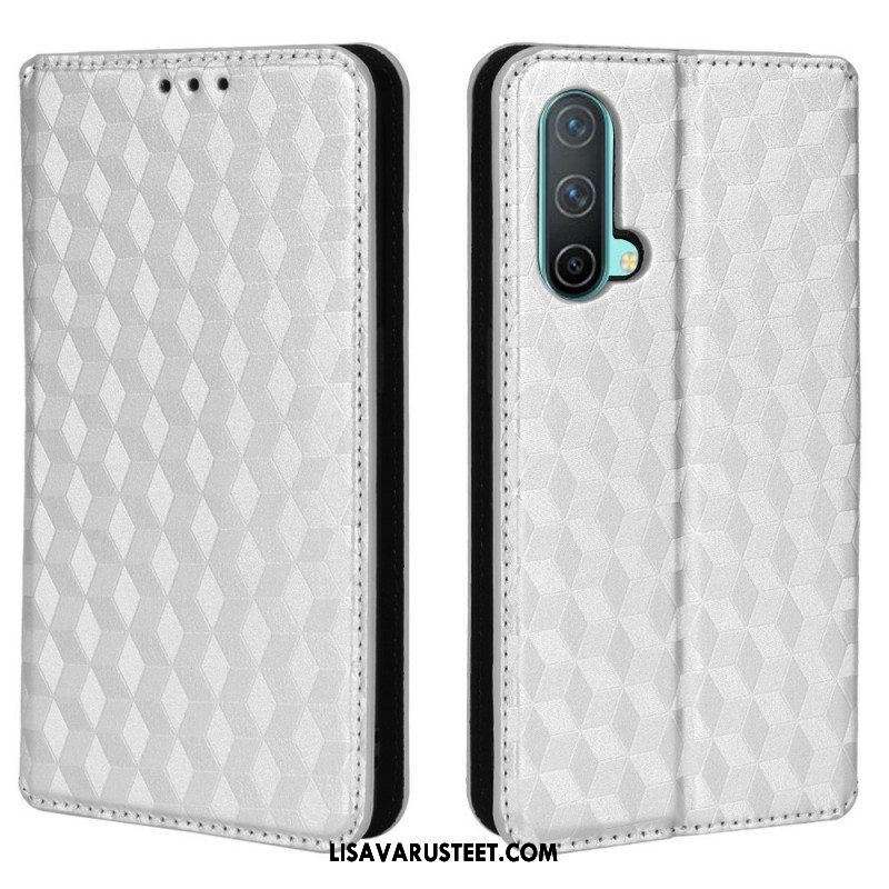 Puhelinkuoret OnePlus Nord CE 5G Kotelot Flip Timanttinahkaefekti