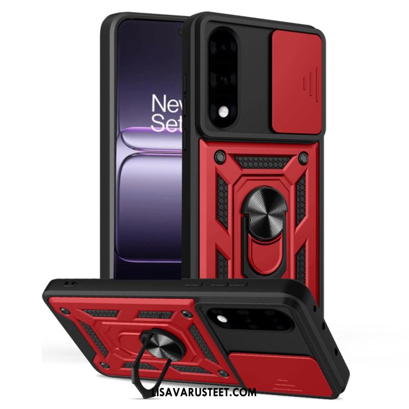 Puhelinkuoret Oneplus Nord 5 Liukuva Kameransuoja Ja Jalusta