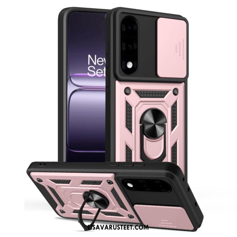Puhelinkuoret Oneplus Nord 5 Liukuva Kameransuoja Ja Jalusta